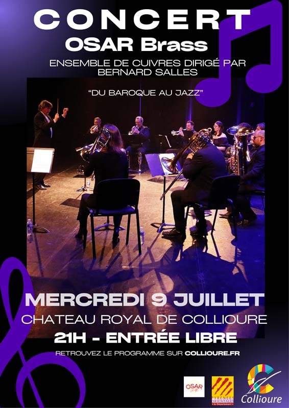 Affiche OSAR 9 juillet Collioure validé