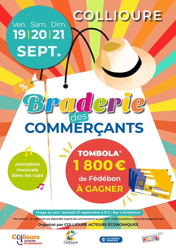 Affiche Collioure Braderie 0925 1
