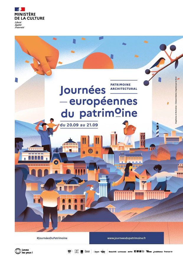 Affiche journées du patrimoine