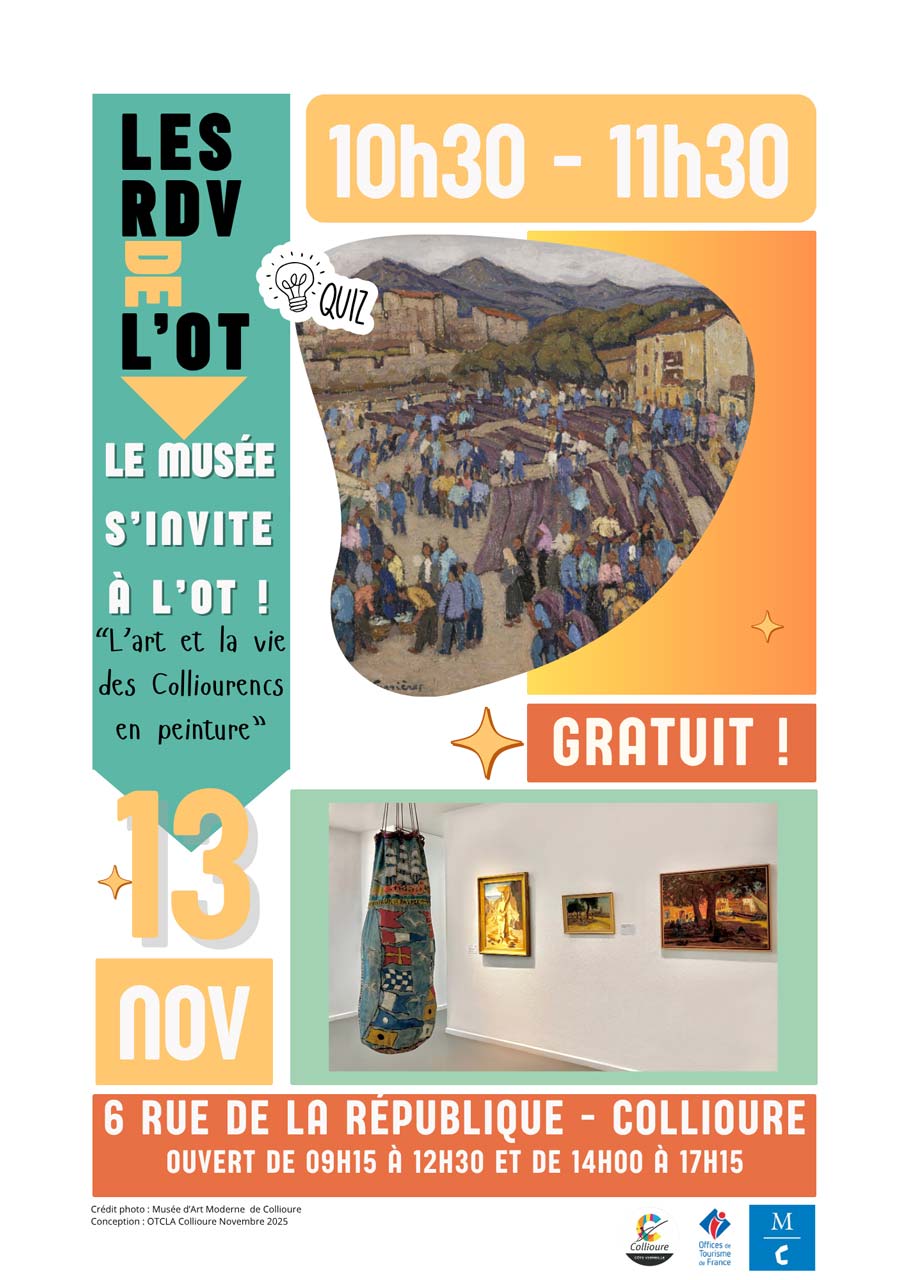 Le musée s'invite à l'office de tourisme portrait