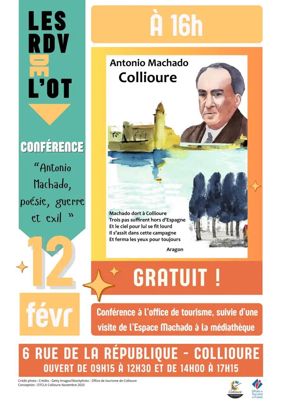 12 févr Conférence Antonio Machado portrait