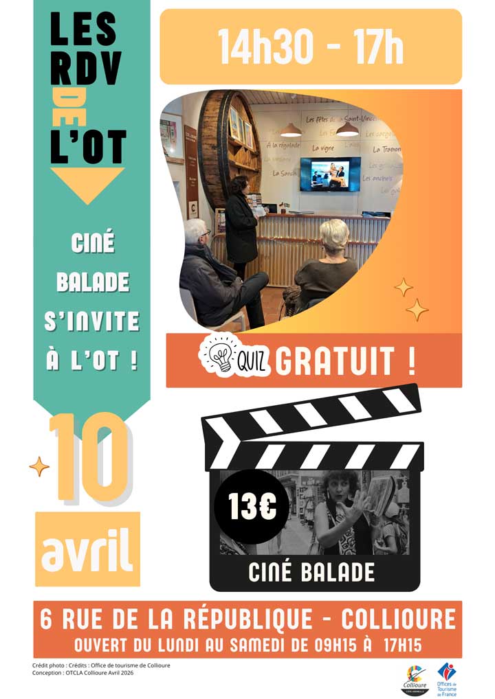 10 avril Ciné balade portrait