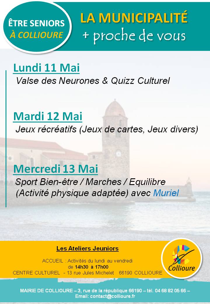 Programme Mai 2026 Semaine 20