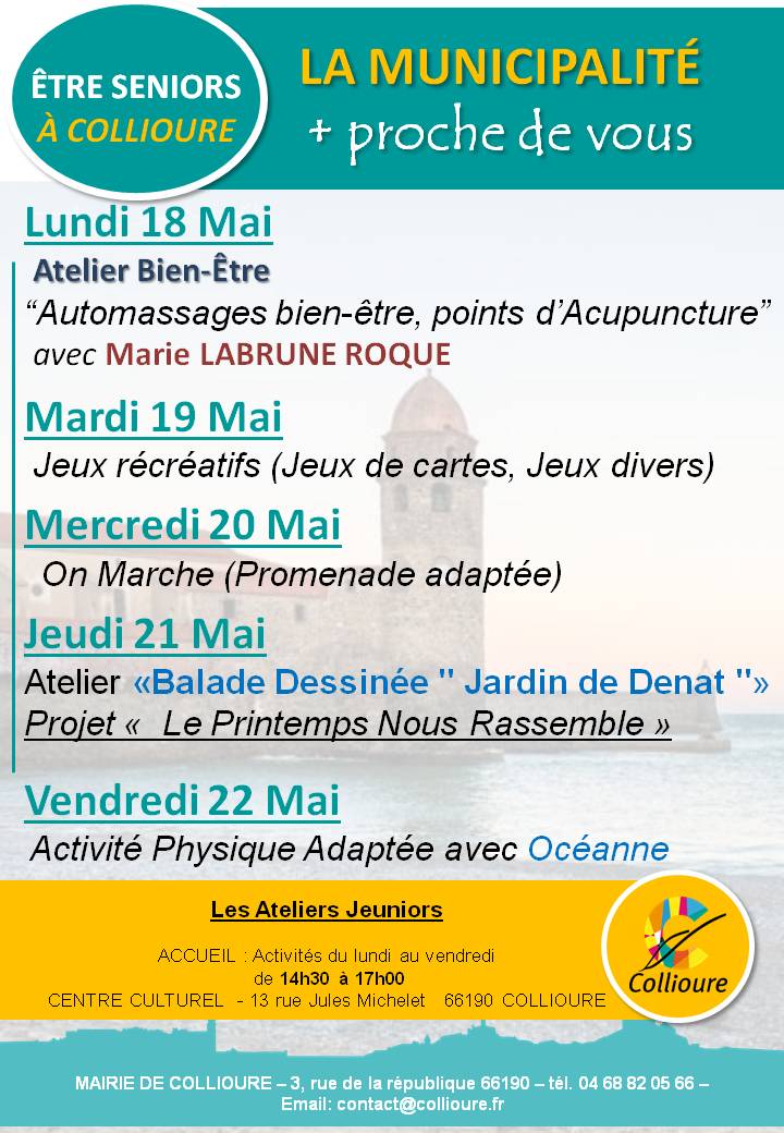 Programme Mai 2026 Semaine 21