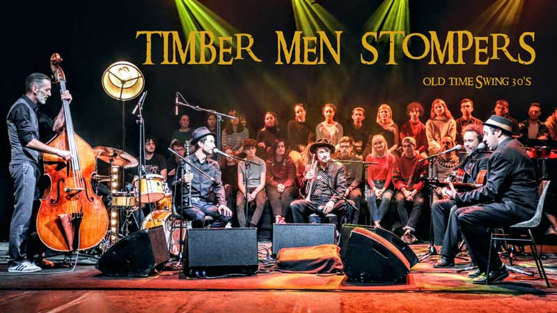 Timber Men Stompers 5tet Poster new