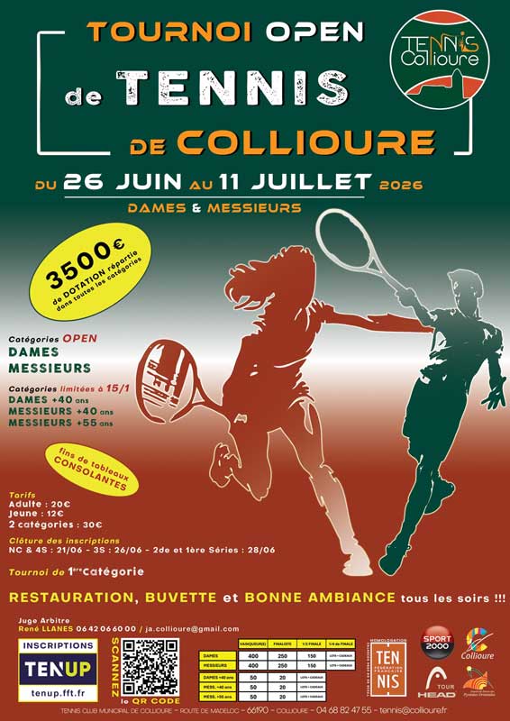 Tournoi de Collioure 2026
